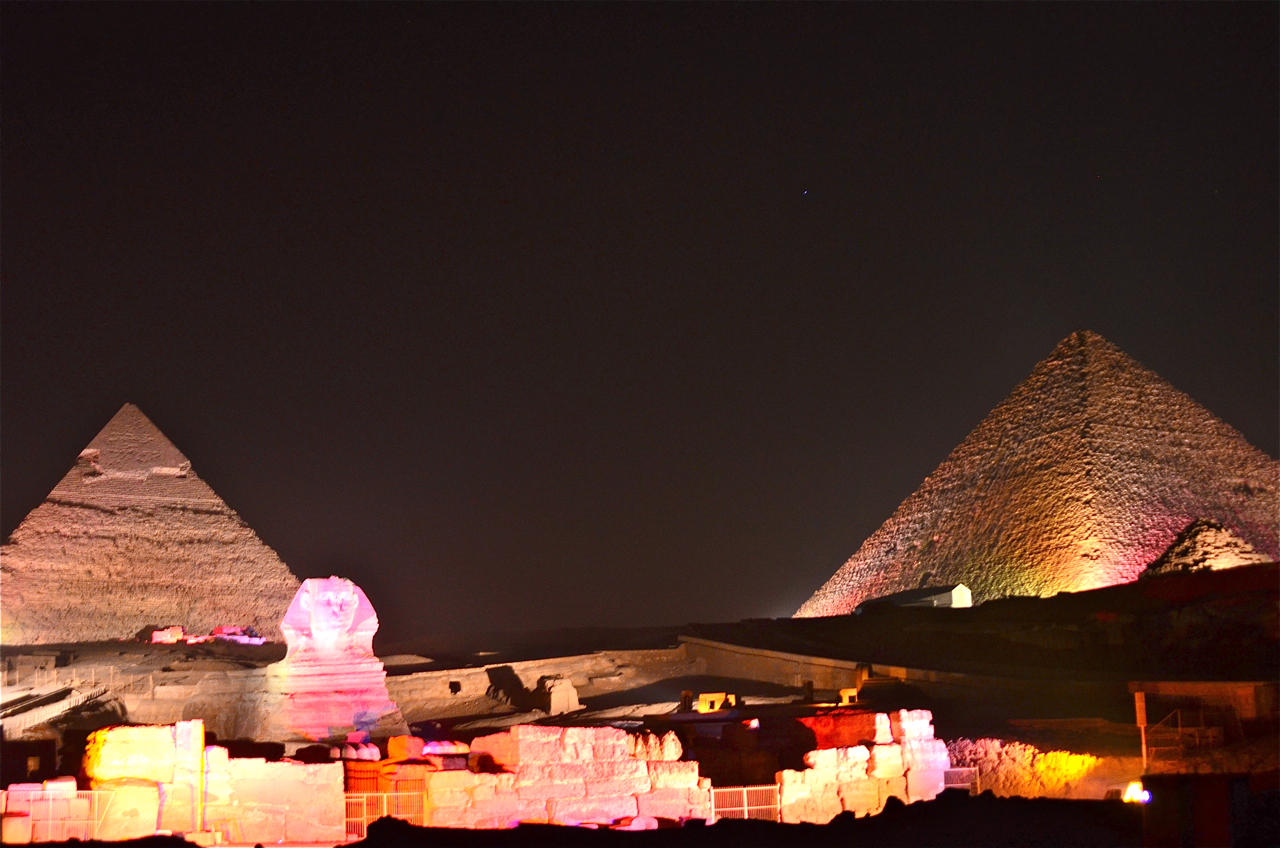 Pyramids and Sphinx, Giza