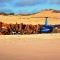 Chopper to a remote beach in broome