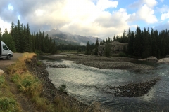 CAMPING OUTSIDE OF YELLOWSTONE
